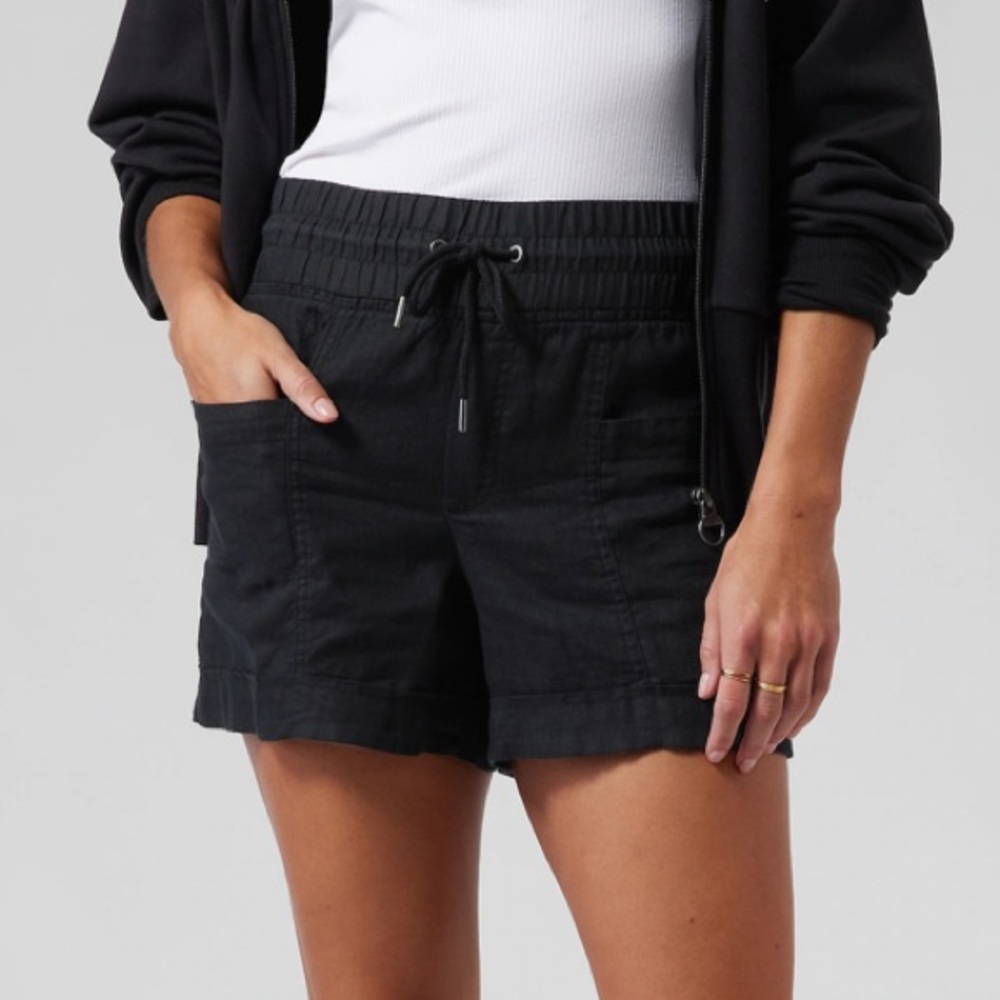 ATHLETA - Cabo Linen 4" Short